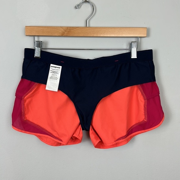 Patagonia Women's Athletic Shorts - Red and Orange - Picture 7 of 11